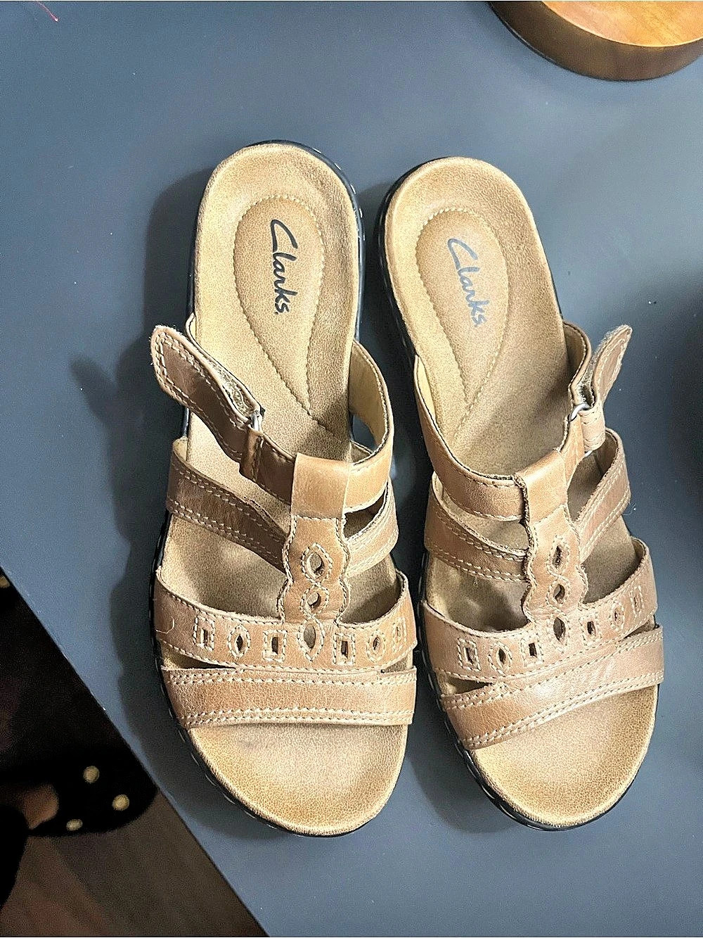 Clarks Merliah2 Cove Strappy Sandals in Brown